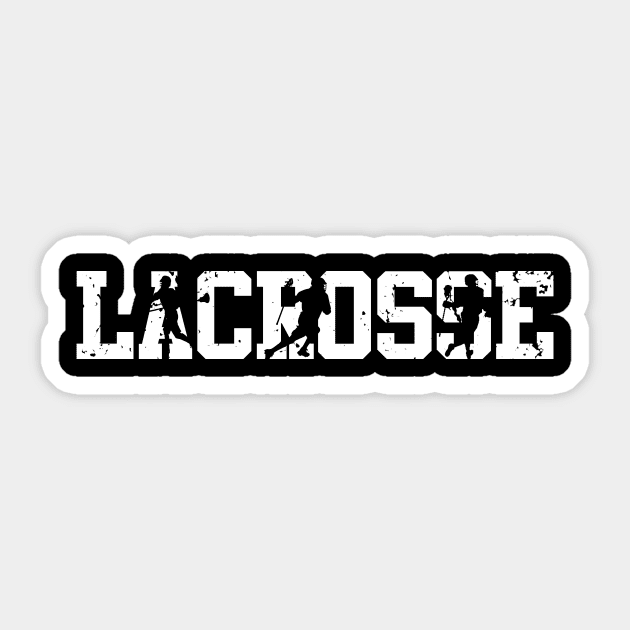 Lacrosse Player Sticker by Visual Vibes